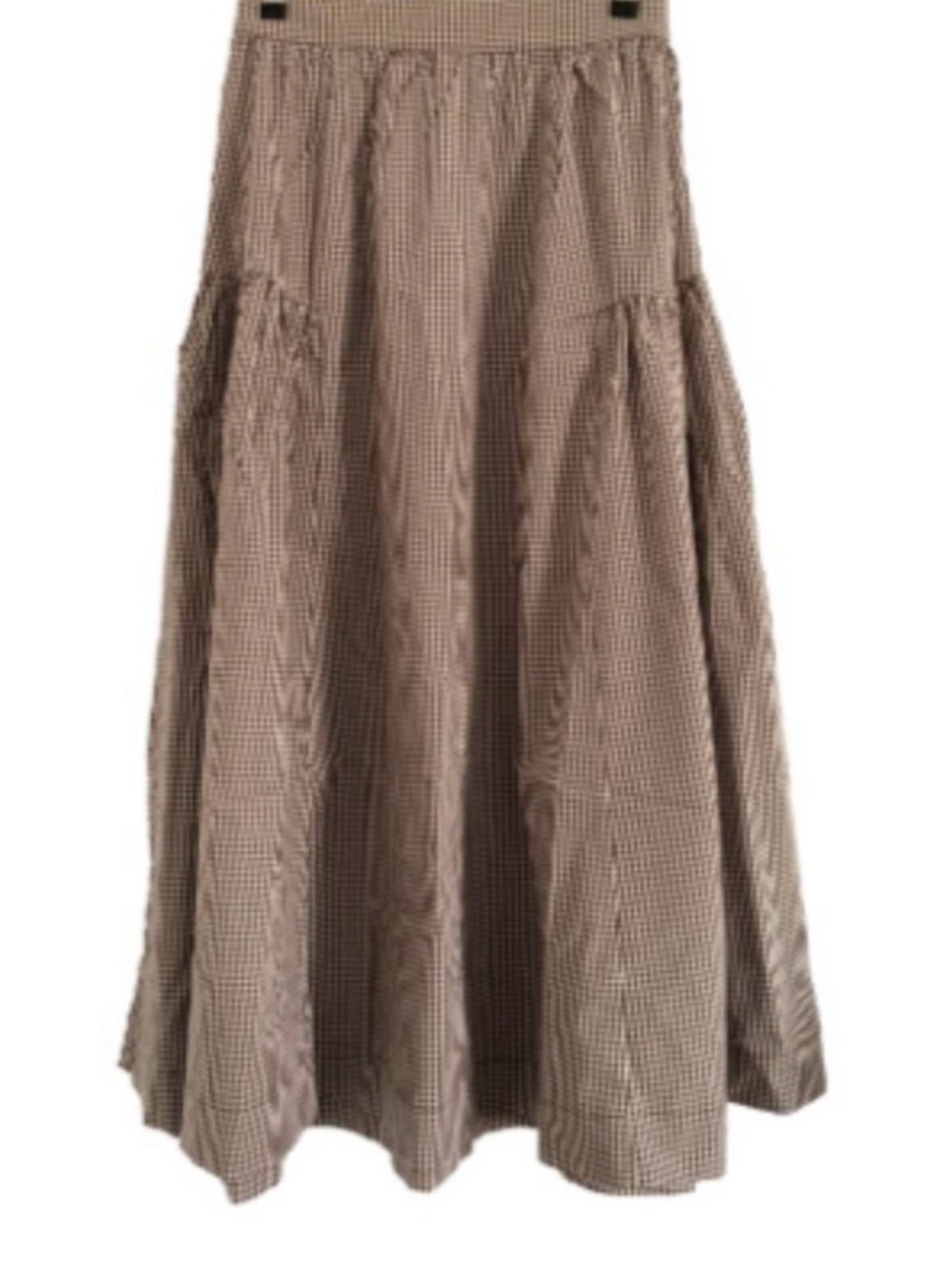 CAROLINE CONSTAS Gingham Maxi | Skirt ONLY | Size Large - Picture 2 of 8